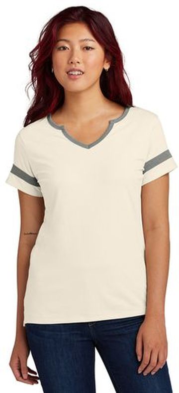 Sport-Tek�  Ladies Notch Neck Halftime 4.5-ounce, 60/40 Combed Ring Spun Cotton/Polyester Short Sleeve Raglan T-Shirt